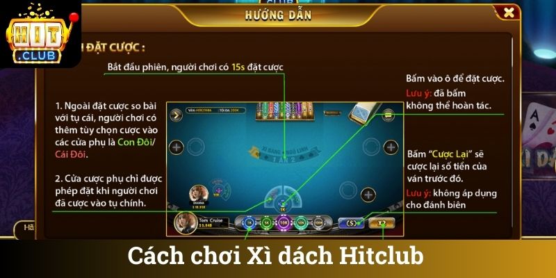Cách chơi Xì dách Hitclub