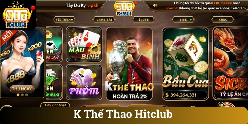 K The Thao Hitclub K Thể Thao Hitclub