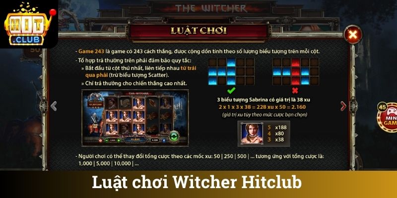 Luật chơi Witcher Hitclub