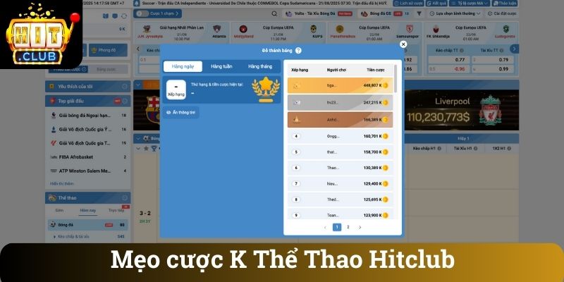 Meo cuoc K The Thao Hitclub Mẹo cược K Thể Thao Hitclub